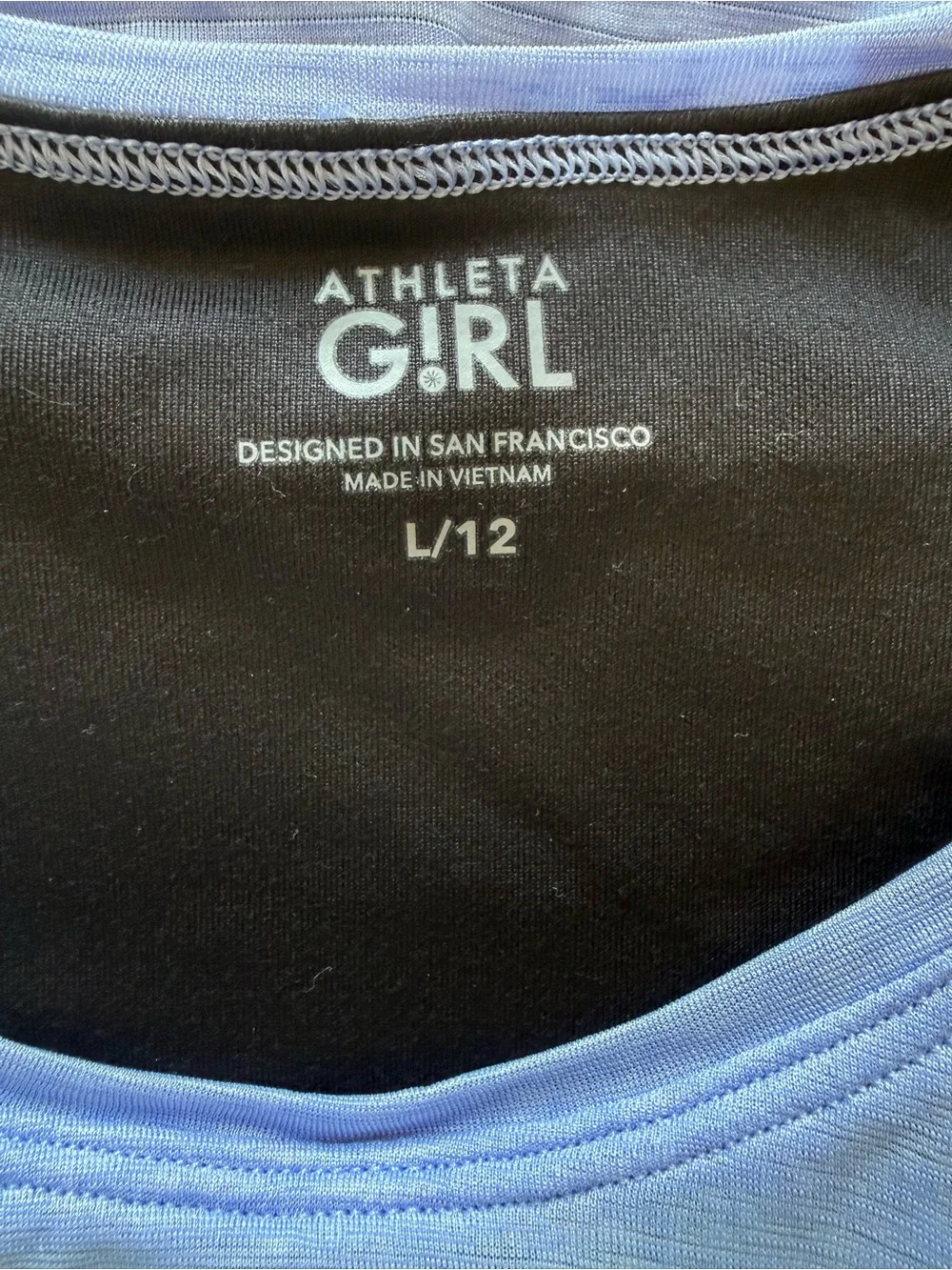 Athleta Girl 2-in-1 Lavender Tank Top | Size L (12)
